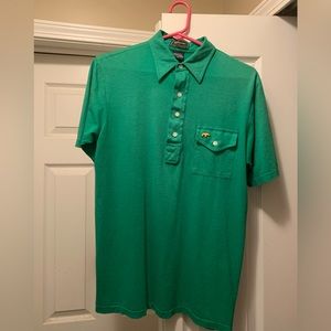 Jack Nicklaus golf polo, size M, green/hint of yellow, very good condition.